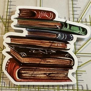 •Brand New• Vintage Books Aesthetic Waterproof Sticker